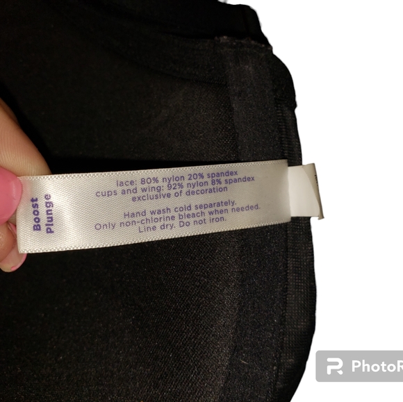 Cacique Lane Bryant Floral Boost Plunge Front Close Racerback Bra Size 44D - Picture 5 of 5